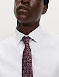 4pc Slim Fit Easy Iron Shirt and Tie Set