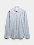 Regular Fit Easy Iron Pure Cotton Striped Shirt