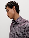 Regular Fit Pure Cotton Printed Shirt