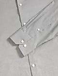 Regular Fit Easy Iron Pure Cotton Textured Shirt