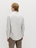 Regular Fit Pure Cotton Textured Shirt
