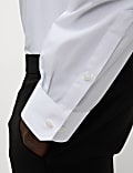 Regular Fit Cotton Blend Dress Shirt