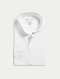 Slim Fit Cotton Blend Dress Shirt