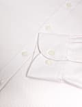 Chemise coupe ajustée en coton texturé de qualité supérieure