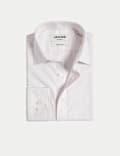 Chemise coupe ajustée en coton texturé de qualité supérieure
