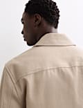 Pure Cotton Twill Overshirt