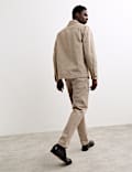 Pure Cotton Twill Overshirt