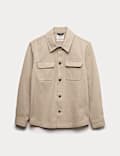 Pure Cotton Twill Overshirt