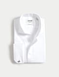 Chemise coupe ajustée en coton texturé de qualité supérieure