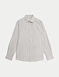 Tailored Fit Pure Cotton Striped Shirt