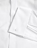 Regular Fit Cotton Blend Dress Shirt