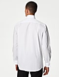 Regular Fit Cotton Blend Dress Shirt