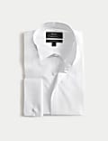 Regular Fit Cotton Blend Dress Shirt