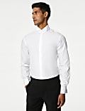 Slim Fit Cotton Blend Dress Shirt