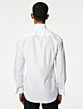 Slim Fit Cotton Blend Dress Shirt