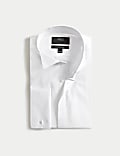 Chemise de soirée slim en coton mélangé