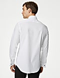 Tailored Fit Double Cuff Dress Shirt with Bow Tie