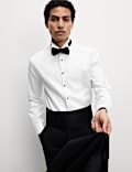 Slim Fit Luxury Cotton Double Cuff Dress Shirt