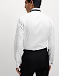 Slim Fit Luxury Cotton Double Cuff Dress Shirt