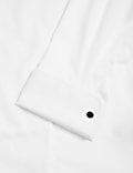 Tailored Fit Luxury Cotton Double Cuff Dress Shirt