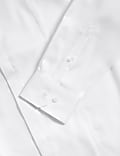 Regular Fit Cotton Dress Shirt with Bow Tie