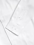 Slim Fit Cotton Dress Shirt with Bow Tie