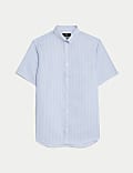 Regular Fit Non Iron Pure Cotton Striped Shirt