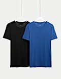 2pk Crew Neck Sports Vests