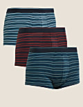 Lot de 3&nbsp;boxers en coton à taille basse Cool & Fresh™
