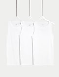 3pk Essential Cotton Sleeveless Vests