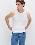 3 Pack Essential Cotton Sleeveless Vests