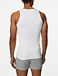 5pk Essential Cotton Sleeveless Vests