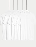 5pk Essential Cotton T-Shirt Vests