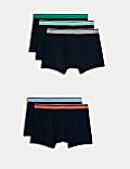 5pk Cotton Stretch Cool & Fresh Trunks