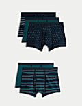 5pk Cotton Rich Cool & Fresh™ Assorted Pattern Trunks