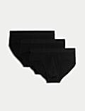 3pk Supima® Cotton Drop Needle Brief Box