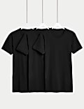 Pack de 3 camisetas 100% algodón