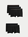 Lot de 5 boxers taille basse en modal et coton Supima®