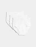 3er-Pack Slips aus reiner Baumwolle mit StayNew™