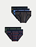 5pk Cotton Rich Cool & Fresh™ Striped Briefs