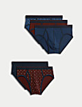 5pk Cotton Rich Cool & Fresh™ Geometric Briefs