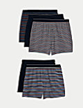 5pk Pure Cotton Cool & Fresh™ Striped Boxers