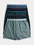 5pk Pure Cotton Cool & Fresh™ Geo Boxers