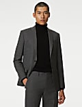 Tailored Fit Wool Blend Suit Jacket