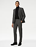 Tailored Fit Pure Wool Puppytooth Trousers