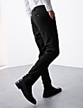 Performance – Pantalon de costume coupe cintrée en tissu extensible