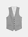 Gilet de costume 100 % laine à carreaux