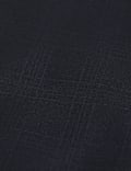 Tailored Fit Pure Wool Check Suit Jacket