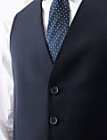 Gilet de costume 100 % laine à carreaux