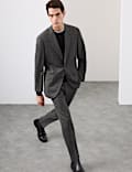 Tailored Fit Pure Wool Puppytooth Jacket